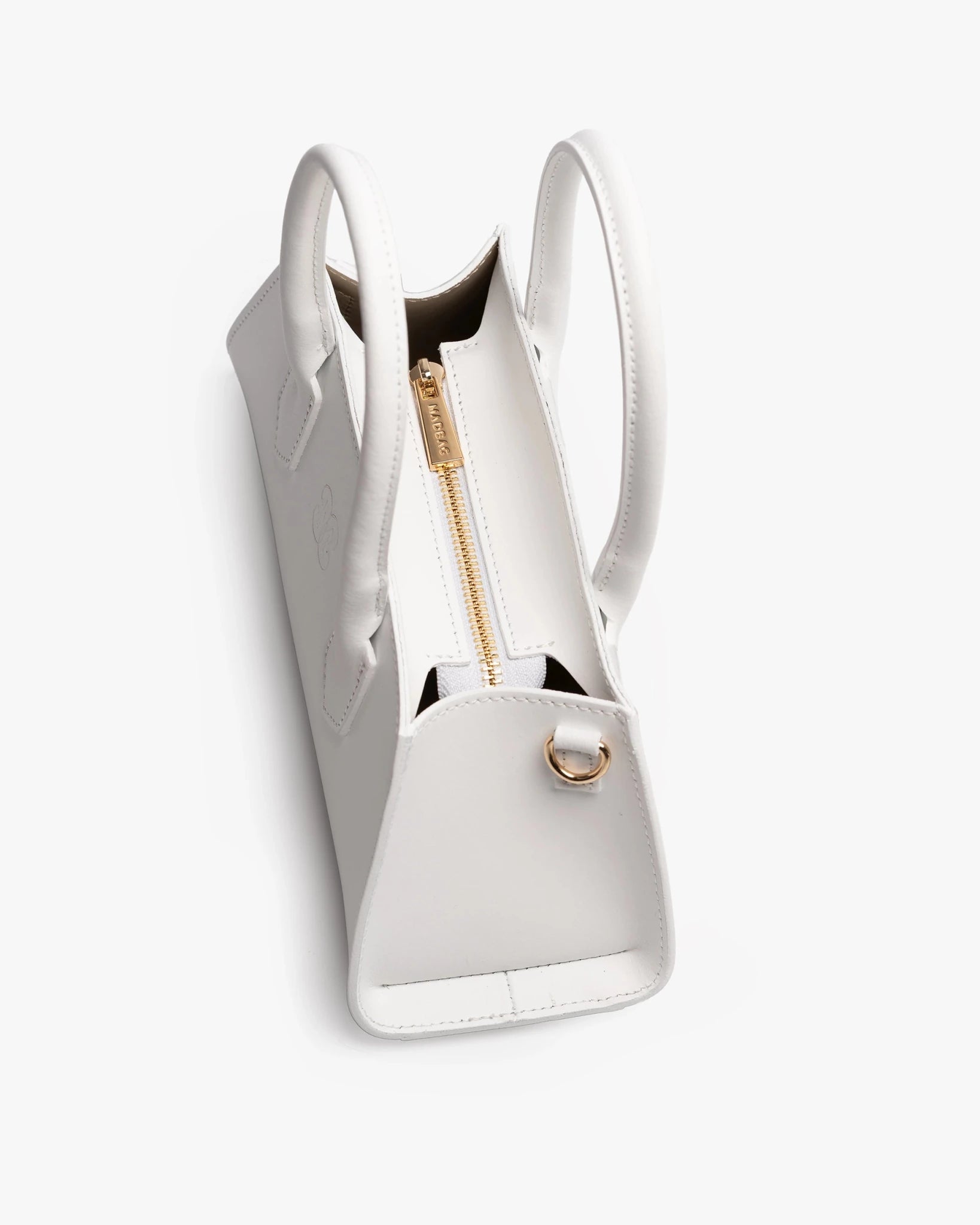 Small Bassotto in Pelle Cloud Dancer - MADBAG® STORE OFFICIAL | Borse Di Lusso Artigianali 100% Made In Italy