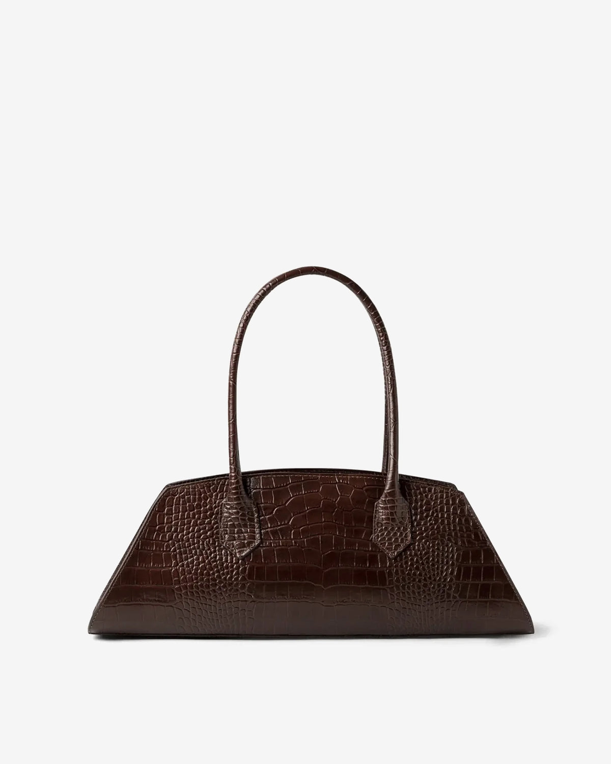 BASSOTTO in Pelle Coffee Croc