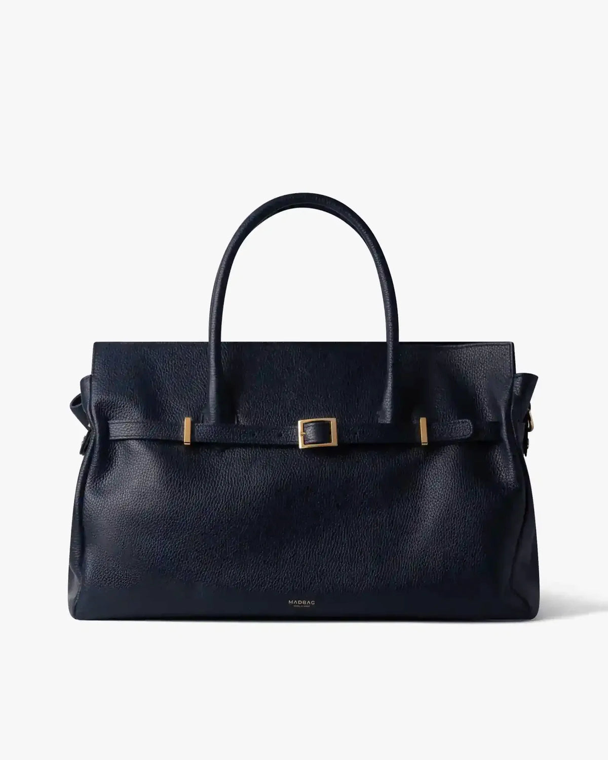 BELLUCCI Tote in Dollar-Grain Leather Blue