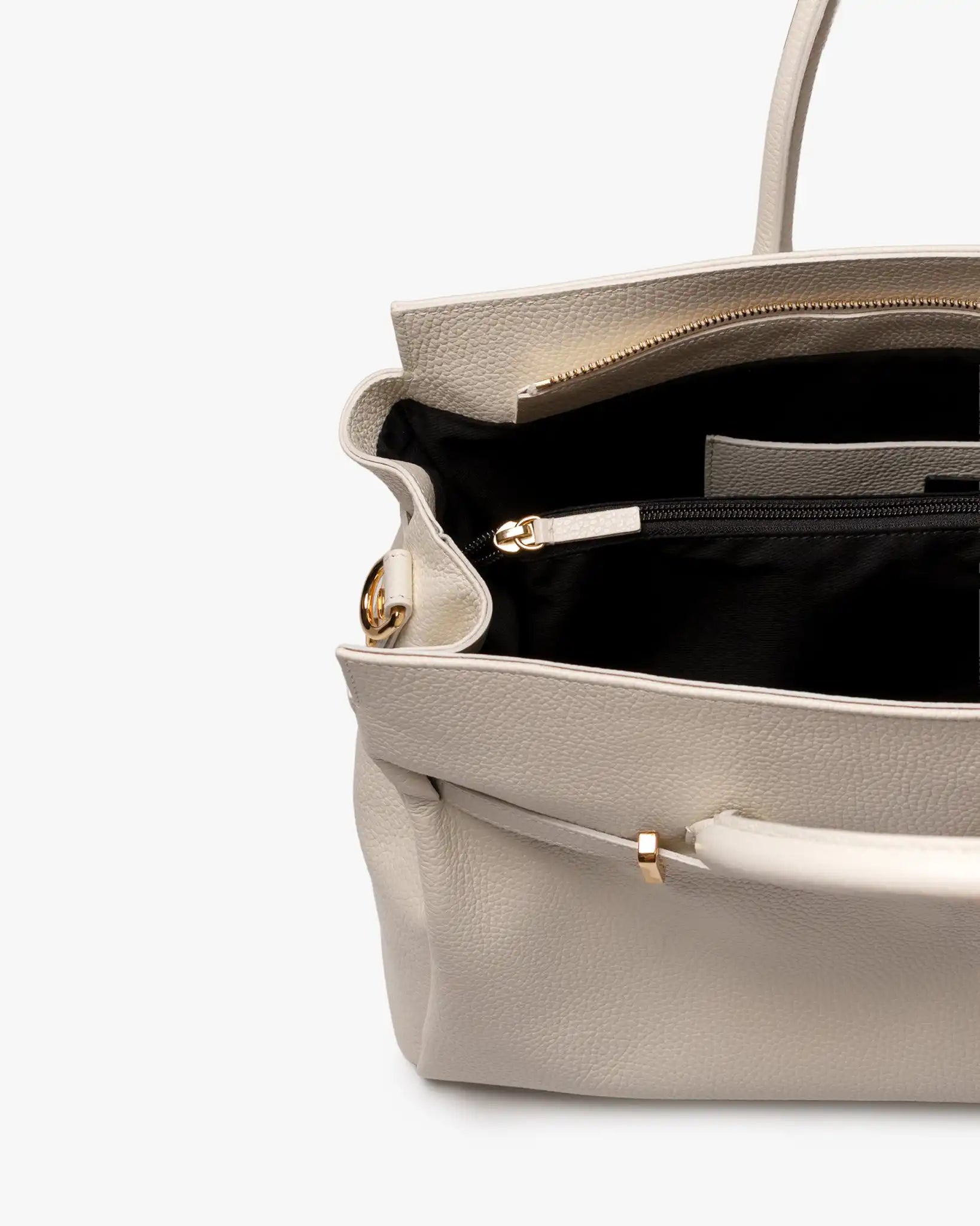 BELLUCCI in Pelle Cloud Dancer - MADBAG® STORE OFFICIAL | Handcrafted Luxury Bags Made in Italy