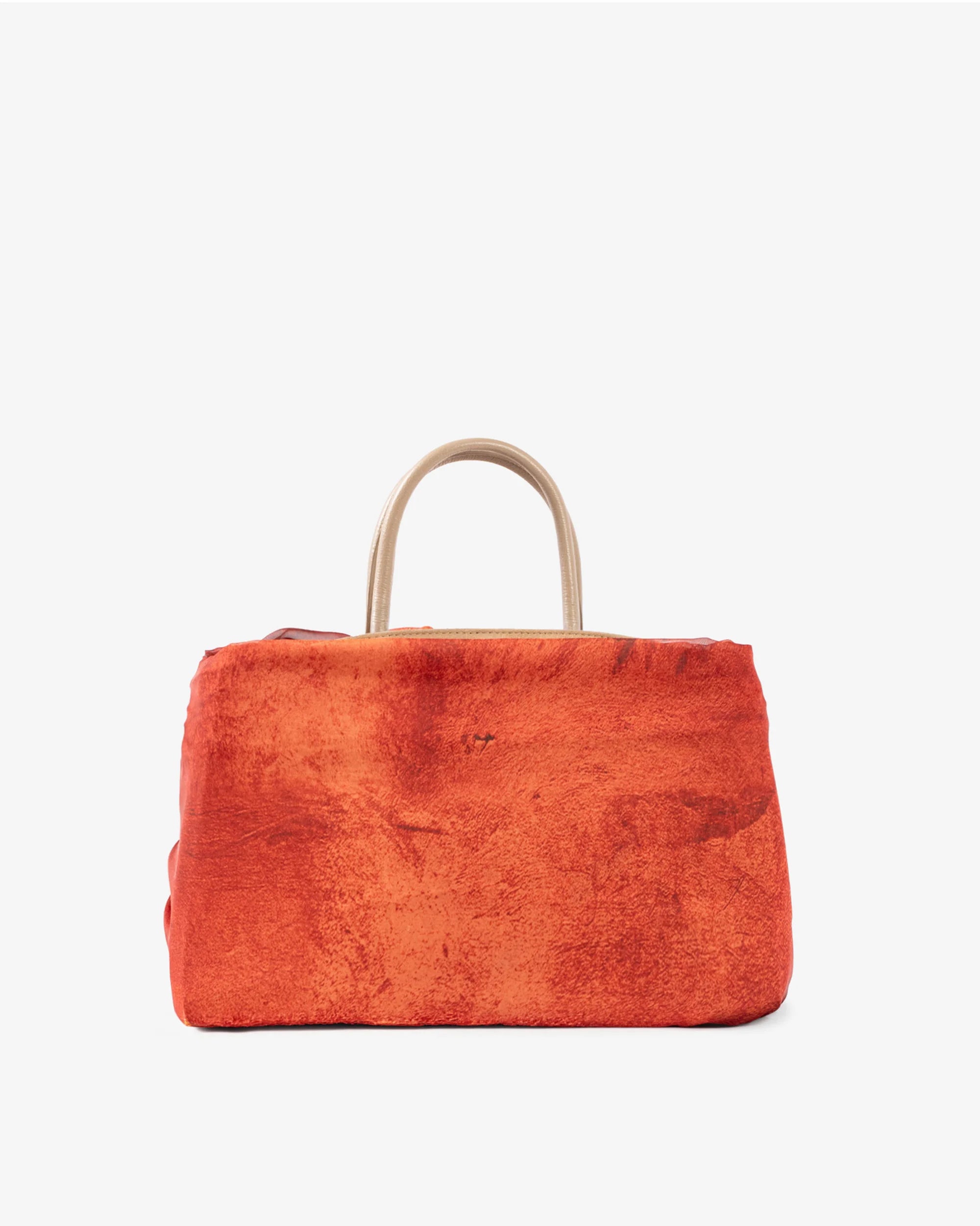 TOTE DIVA en cuir suédé Taupe