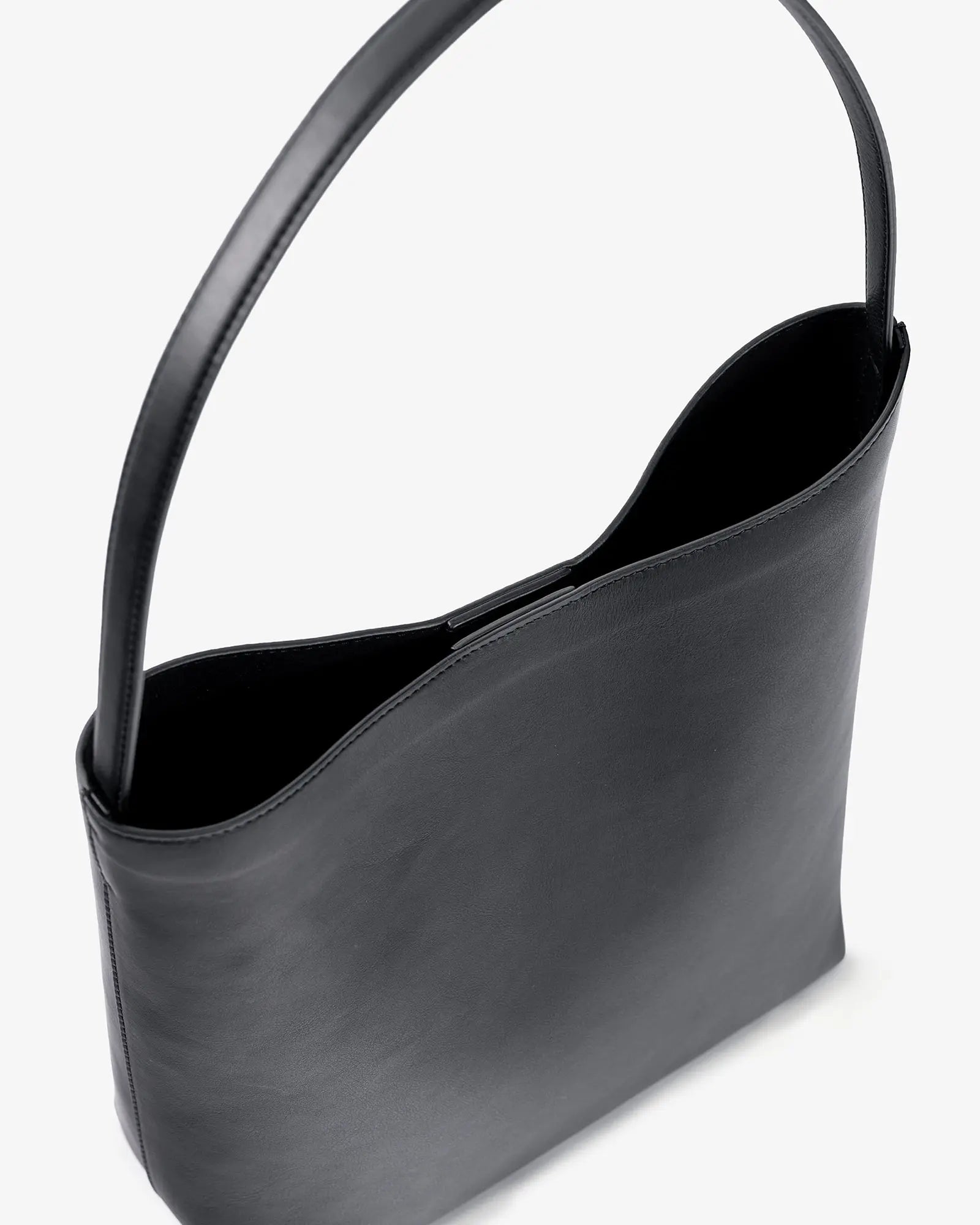 DOLCE VITA Hobo Bag en cuir Sauvage Noir