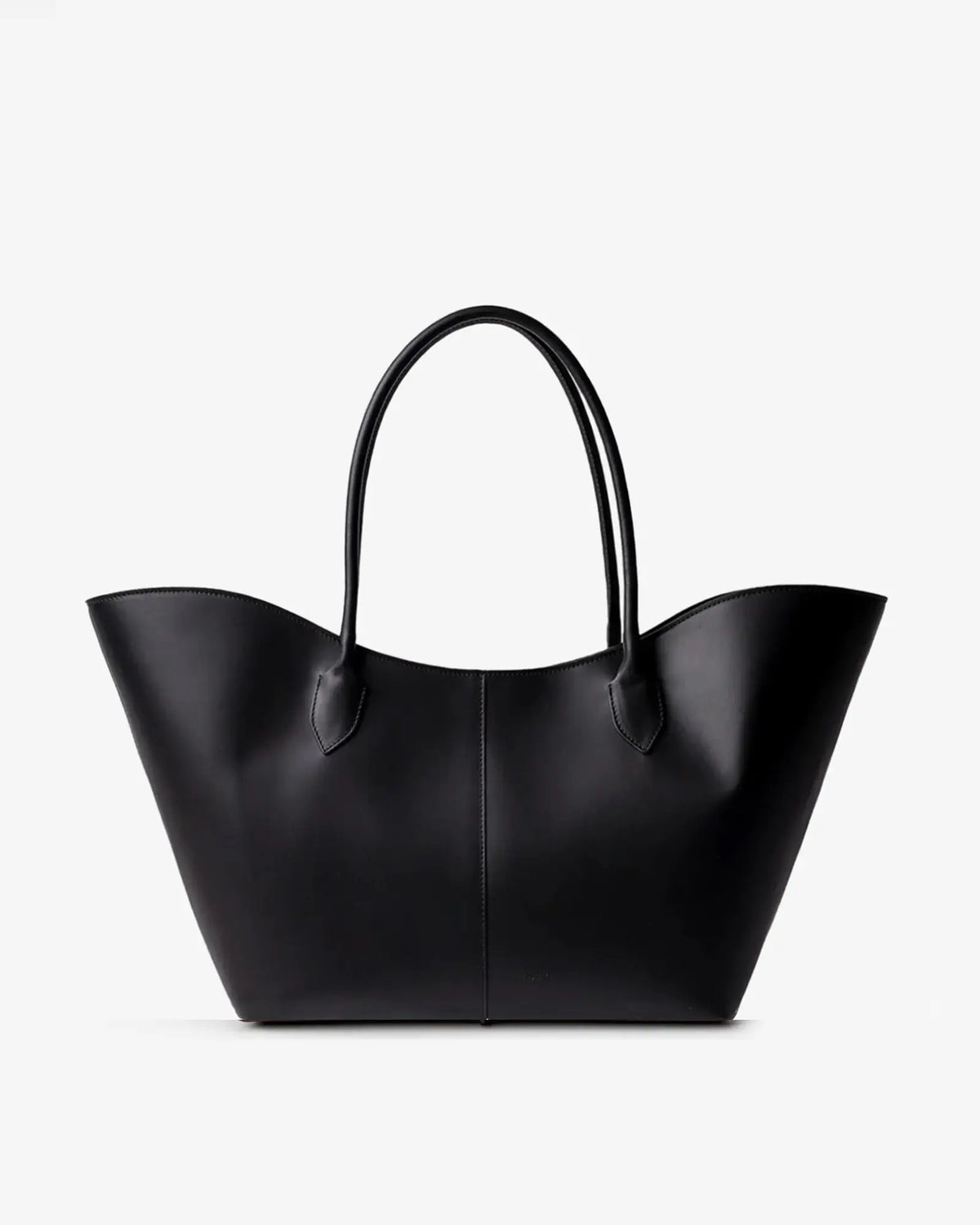 LOREN in calfskin leather Jet black