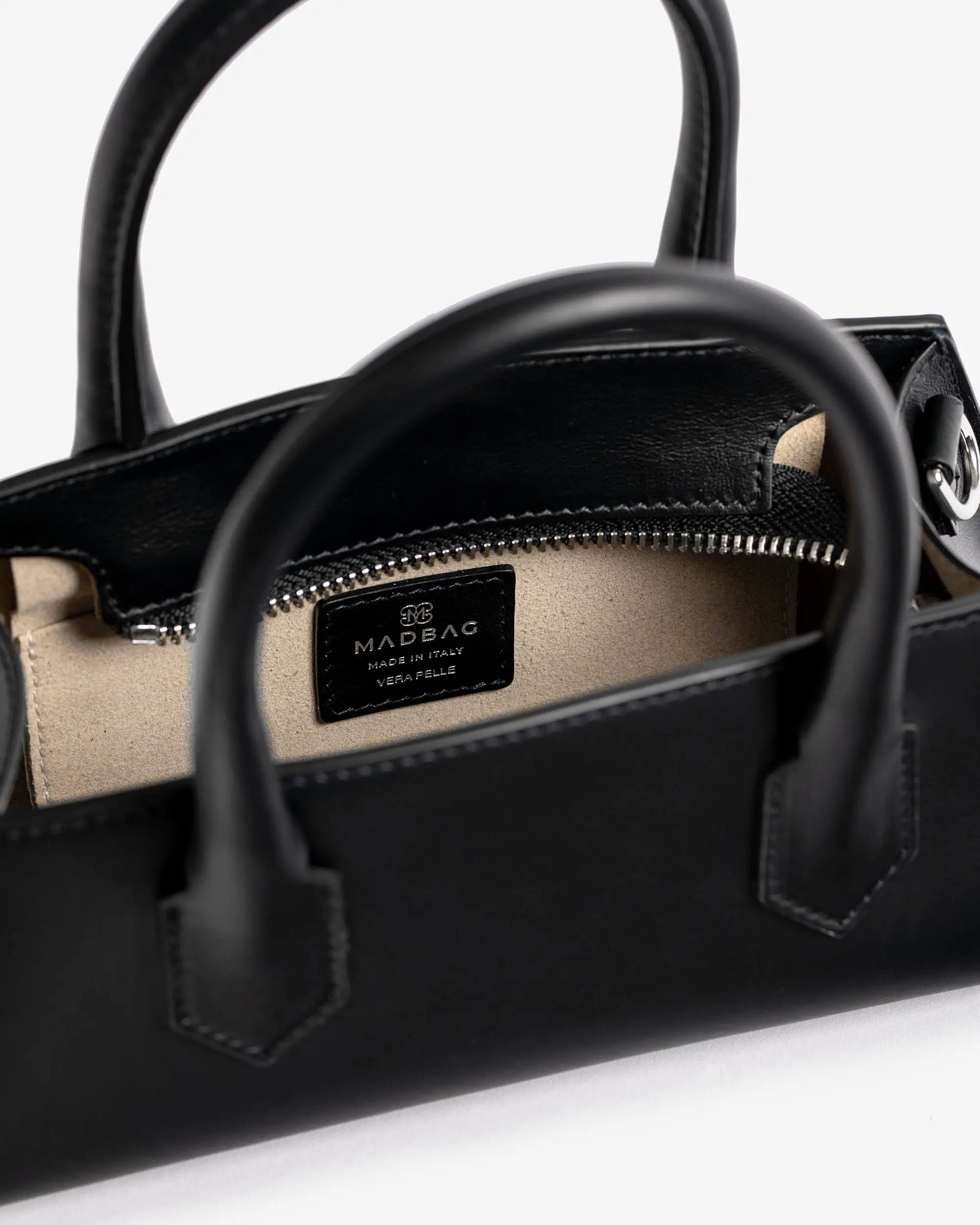 Small Bassotto in Pelle Black