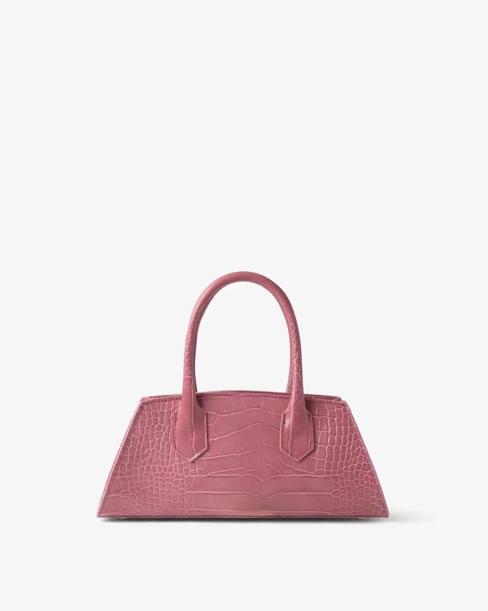 Small Bassotto in Pelle Rosa Croc
