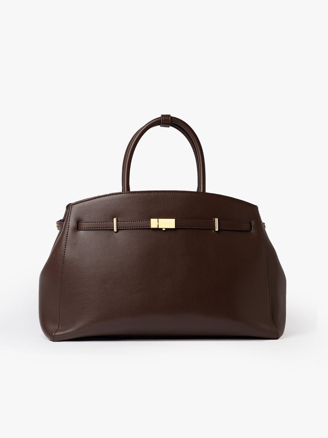 TOTE DIVA in Pelle Cioccolato